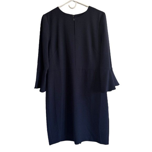 Ann Taylor Dresses & Skirts - Ann Taylor Navy Flare Sleeve Sheath Dress, Size 10